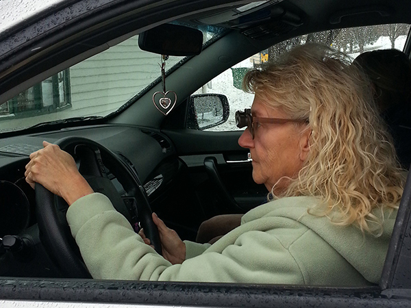 Patient driving with a bioptic telescope